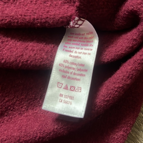 Justice Crop Pullover Hoodie and Matching Sweatpants - Picture 6 of 10